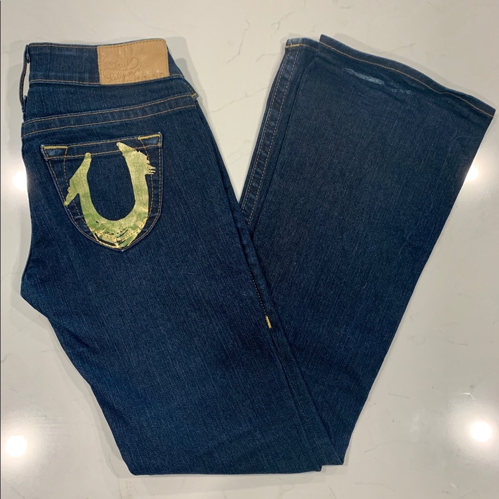 True Religion Size 28 (6) Flare Jeans